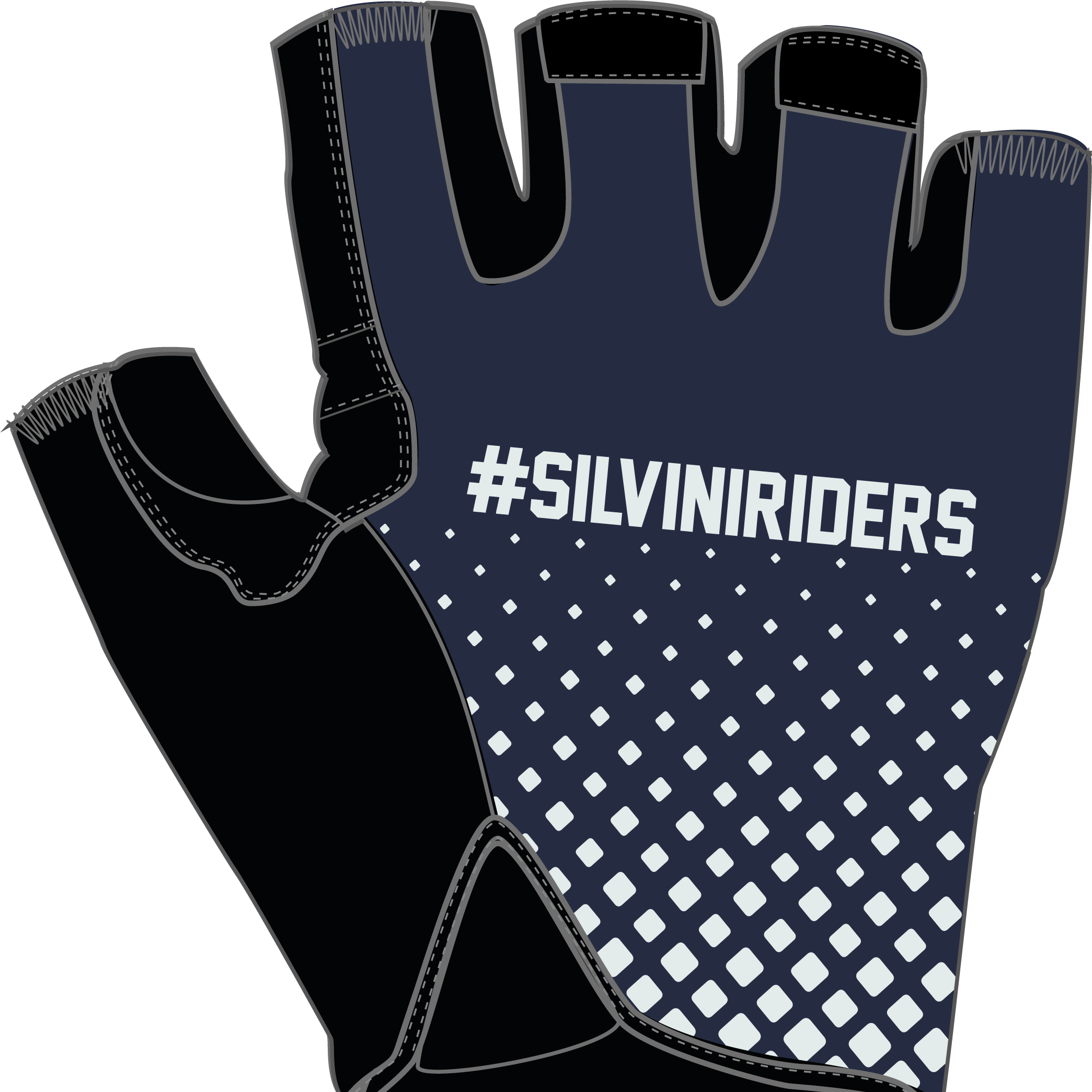 Silvini unisex cyklistické rukavice UA2523 Varena