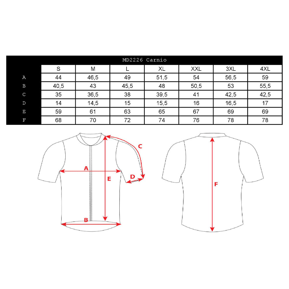 Silvini men's jersey MD2226 Carnio